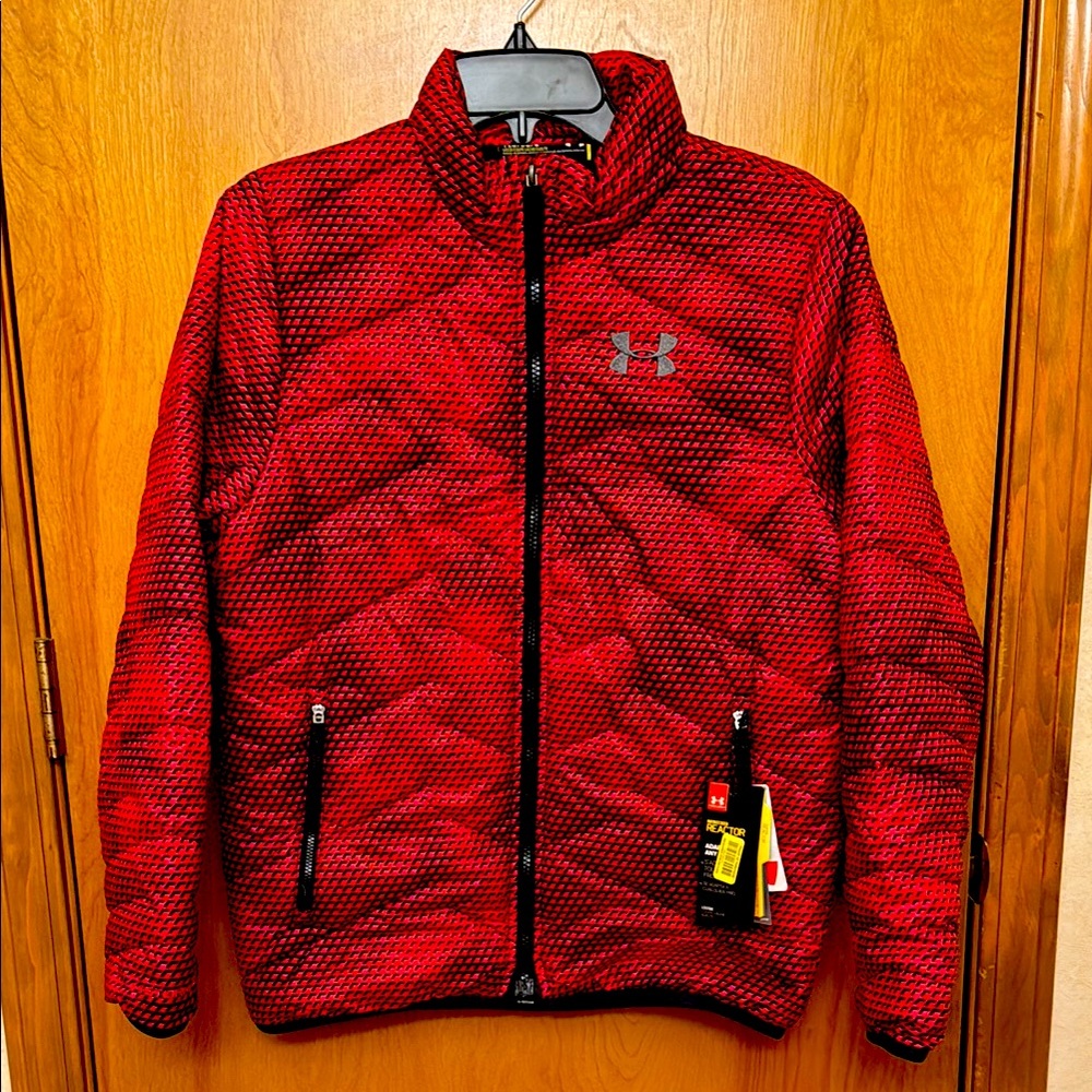 Youth Under Armour Coldgear Reactor Full Zip Size YLG NWT